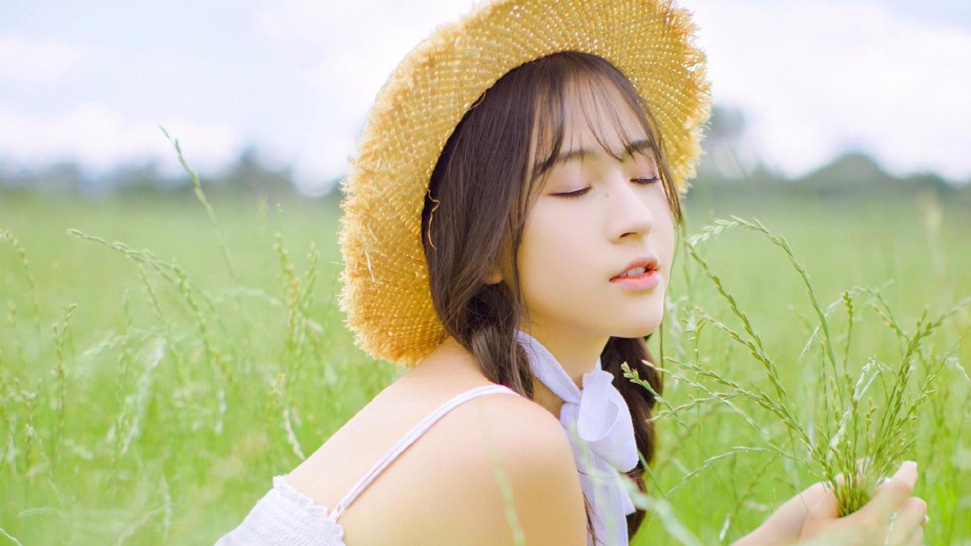 清新美女图片壁纸1920*1020像素