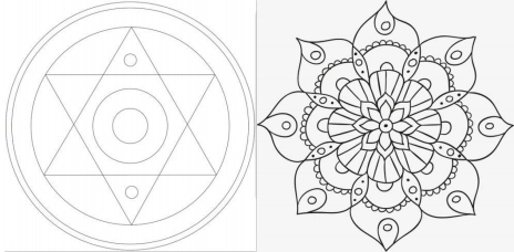 曼陀罗绘画